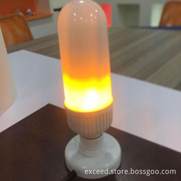 127g 1300k Solar Lame Effaect Fake Fire Lamp